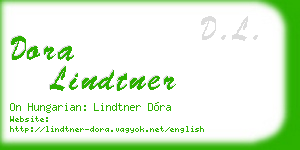 dora lindtner business card