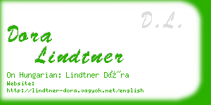 dora lindtner business card